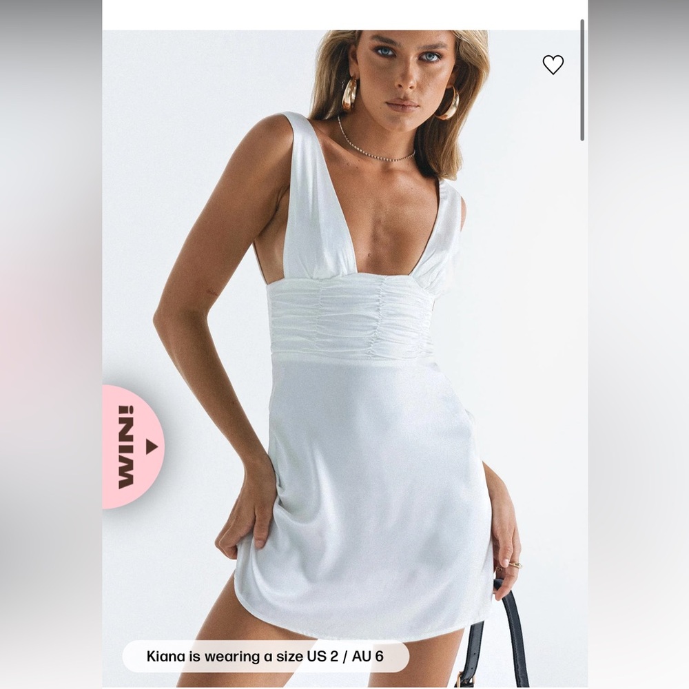New with tags White Mini Dress
